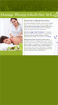 Mobile Screenshot of newyorkmassagetherapyschools.com